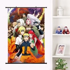Mily Home Décor Naruto: Shippuden Konohagakure 23 X 36 Inch Wall Scroll Poster