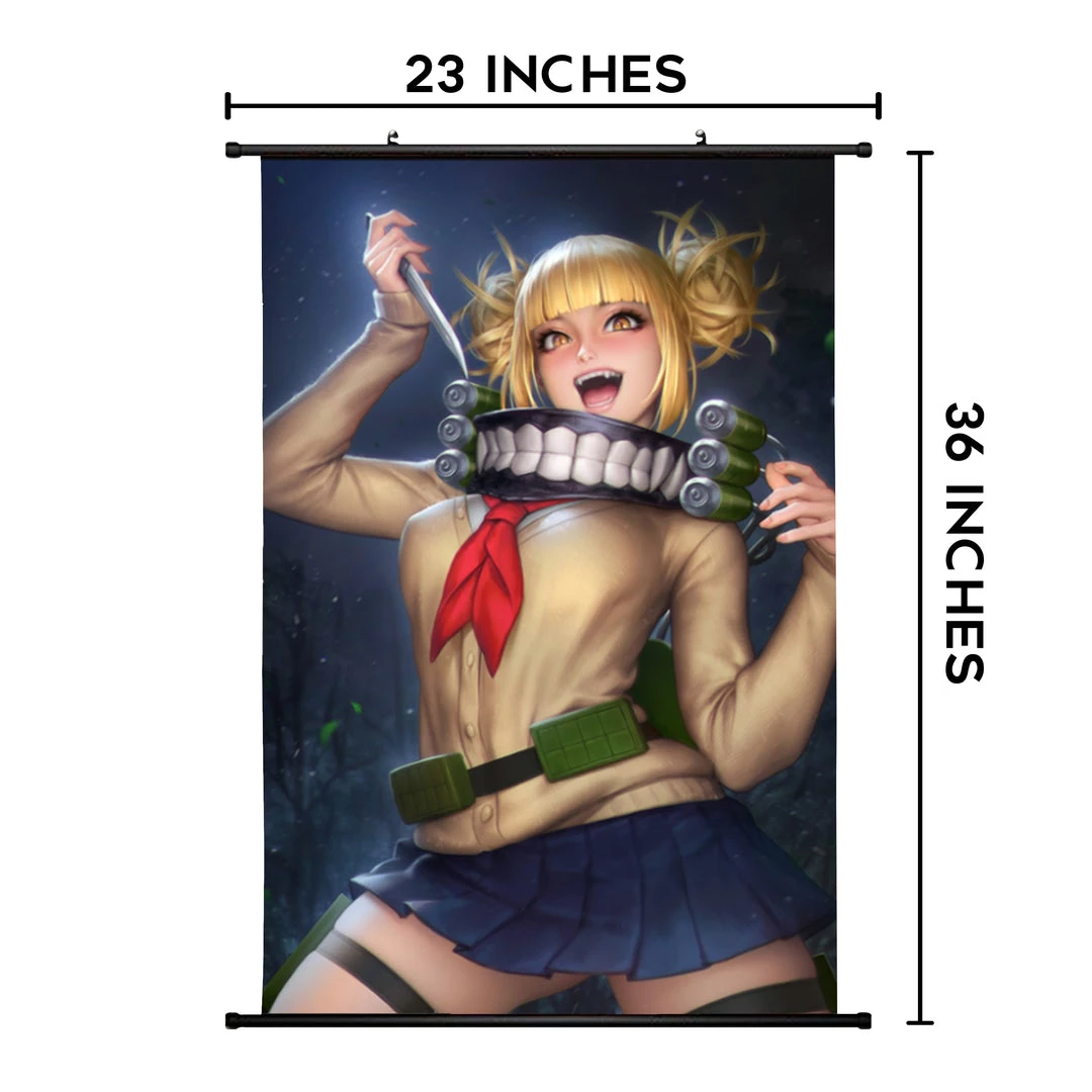 Mily My Hero Academia Himiko Toga 23 X 36 Inch Wall Scroll Poster 4 Mily My Hero Academia Himiko Toga 23 X 36 Inch Wall Scroll Poster