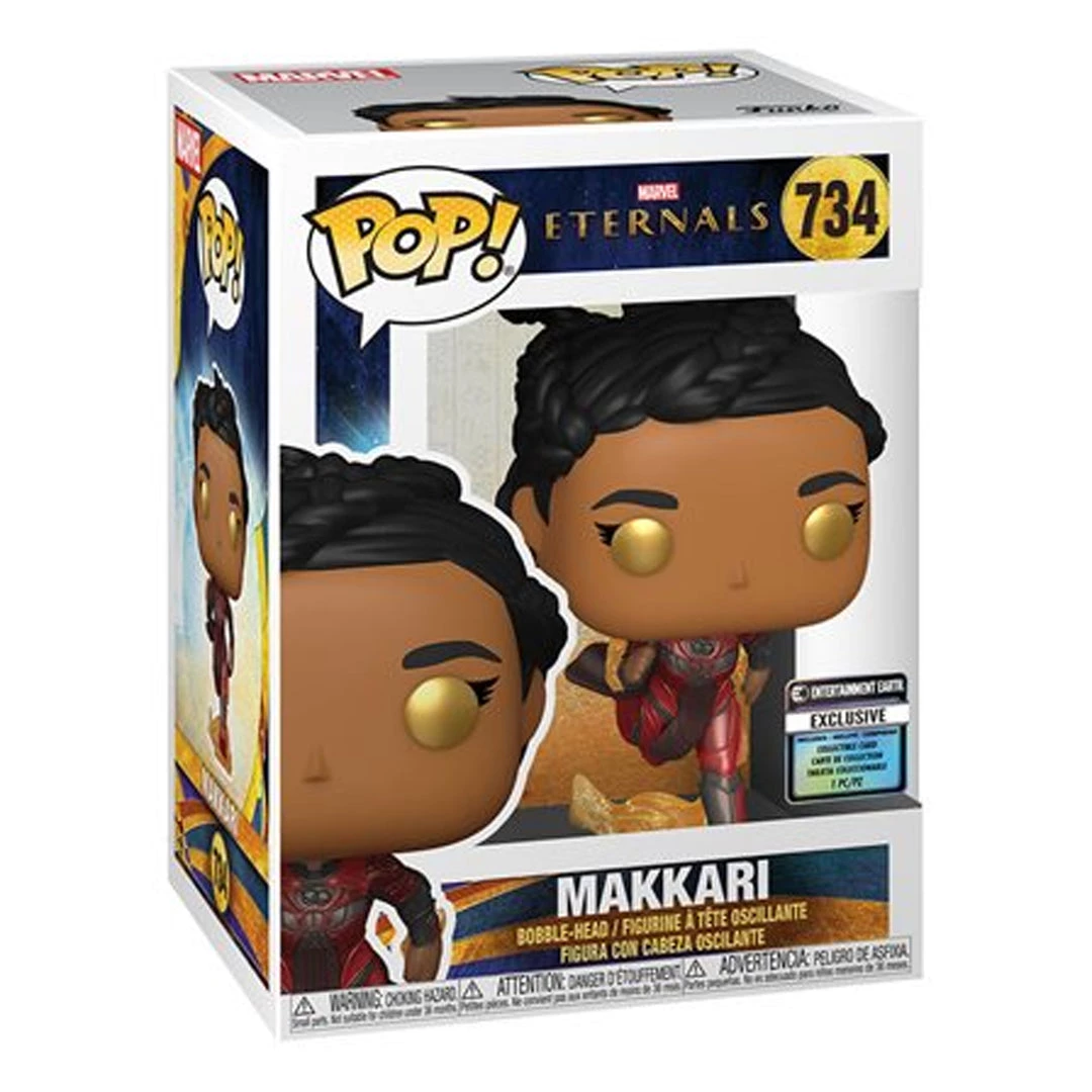 Entertainment Earth Funko Pop! #734 Eternals Makkari W/ Collectible Card - EE Exclusive Figures 5 Entertainment Earth Funko Pop! #734 Eternals Makkari W/ Collectible Card - EE Exclusive Figures