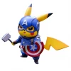 Mily Pokemon × Marvel Captain Pikachu W/ Mjolnir 3rd Party Figure