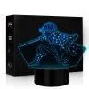 Mily Demon Slayer Zenitsu Battle Stance Acrylic LED Lamp Figures