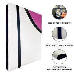 Mily Totem World Master Ball Stitched Poke Ball Theme 9-Pocket Binder