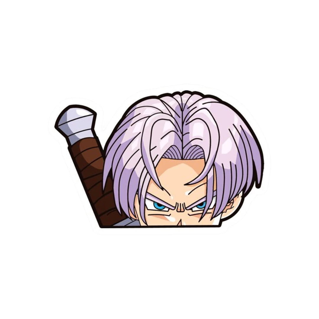 Mily Home Décor Dragon Ball Trunks Peeker Sticker 3 Mily Home Décor Dragon Ball Trunks Peeker Sticker