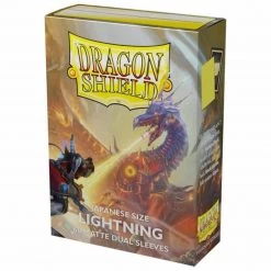 GTS DRAGON SHIELDS: JAPANESE DUAL SLEEVES: MATTE LIGHTNING TCG Supplies