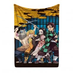 Mily Lifestyle Demon Slayer Main 4 Throw Blanket