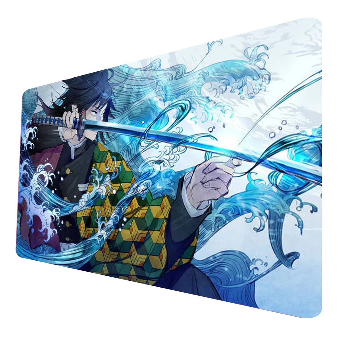 Mily TCG Supplies Demon Slayer Giyu Water Breathing Playmat 3 Mily TCG Supplies Demon Slayer Giyu Water Breathing Playmat