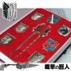 Mily Attack On Titan Metal Pin Set Accessories