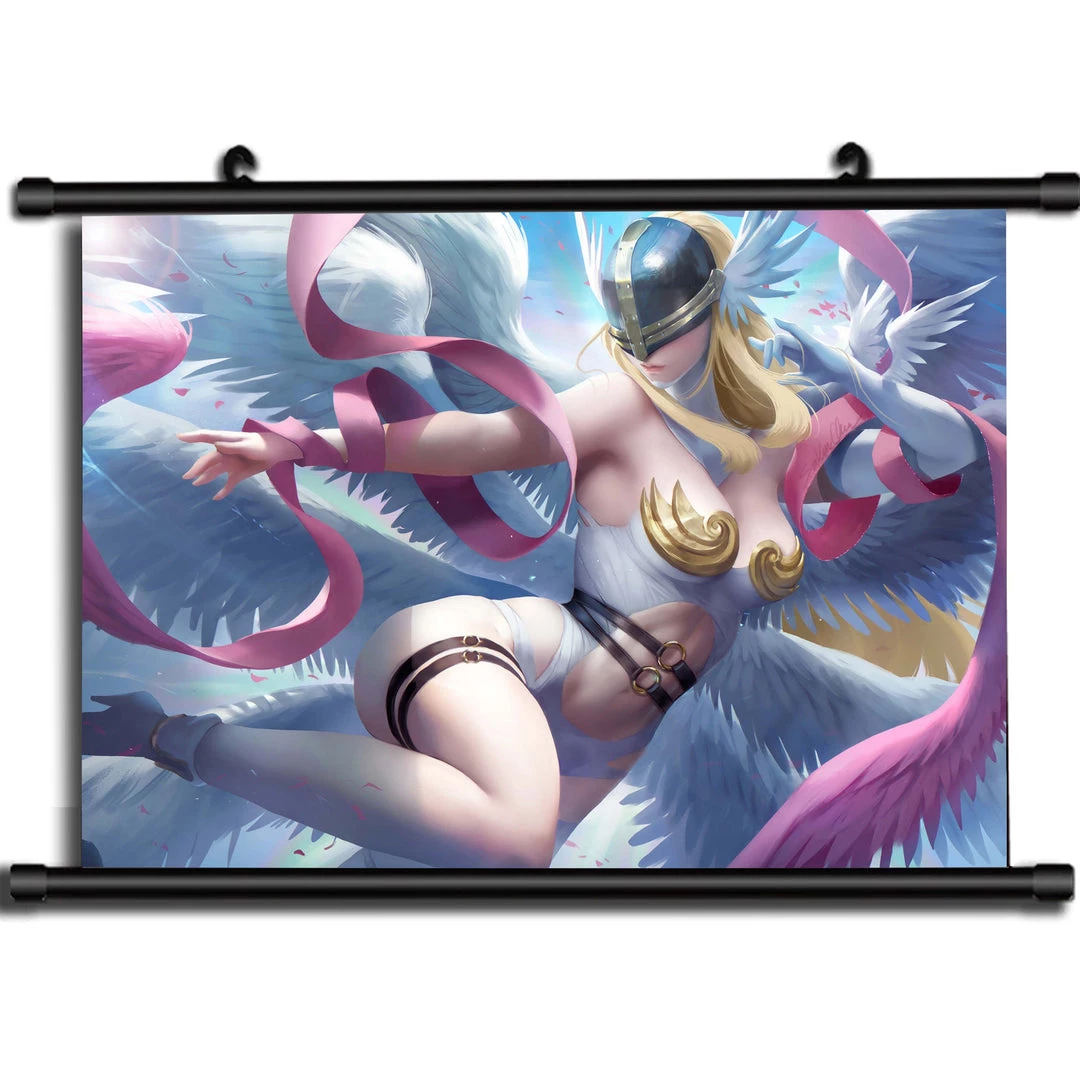 Mily Digimon Adventure Angewomon 35 X 24 Inch Wall Scroll Poster 3 Mily Digimon Adventure Angewomon 35 X 24 Inch Wall Scroll Poster