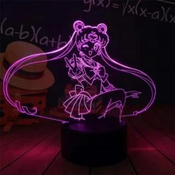 Mily Sailor Moon Peace Acrylic LED Lamp