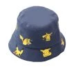 Mily Pokemon Pikachu Allover Print Blue Bucket Hat