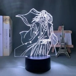 Mily Bleach Byakuya Acrylic LED Lamp Figures