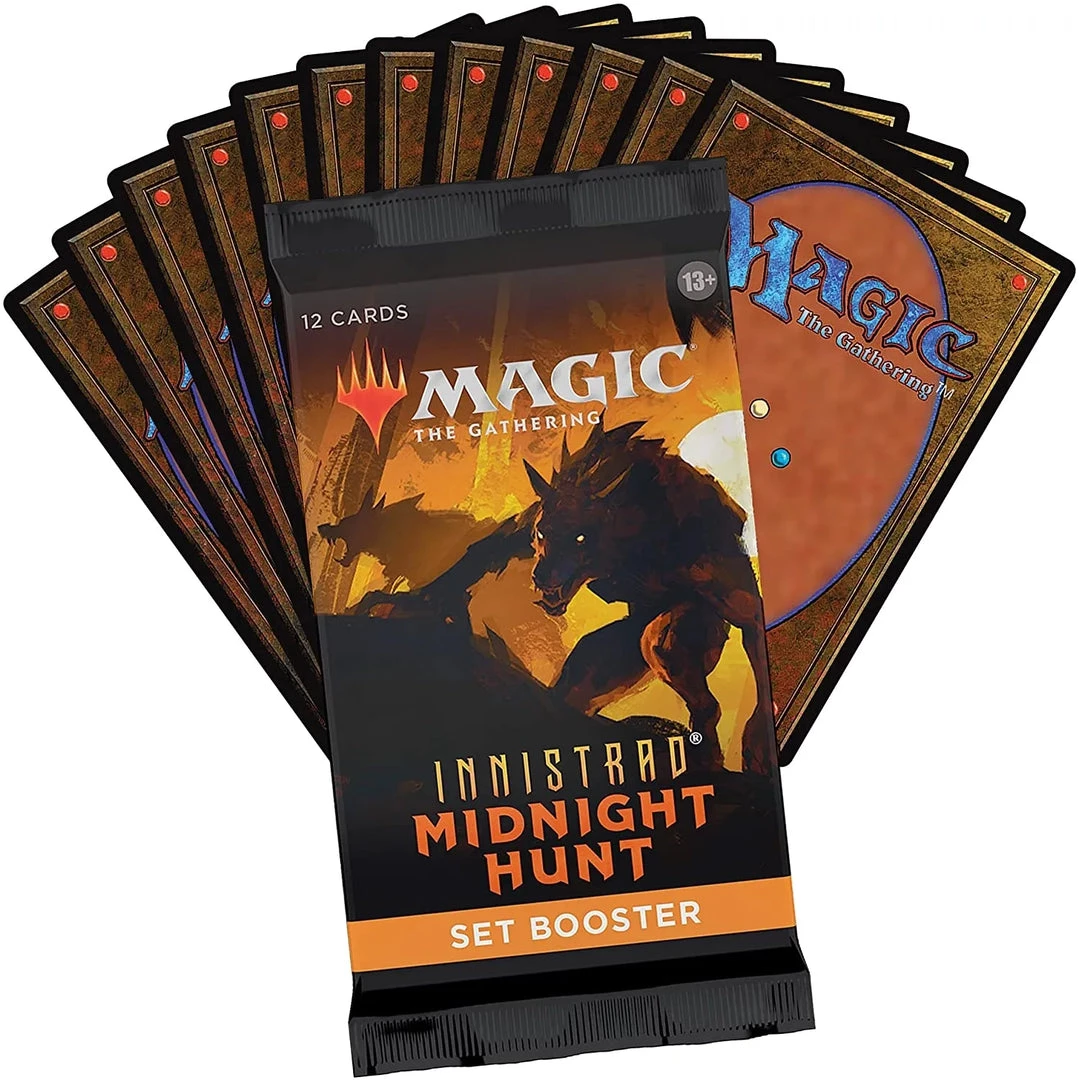 GTS Innistrad: Midnight Hunt Set Booster Pack TCG 4 GTS Innistrad: Midnight Hunt Set Booster Pack TCG