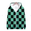 Mily Demon Slayer Tanjiro Haori Zip Up Hoodie Apparel