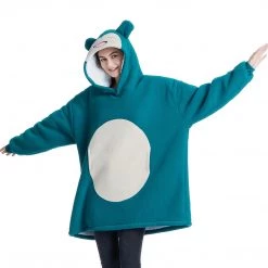 Mily Pokémon Snorlax Fleece Hoodie Apparel