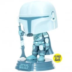 Entertainment Earth Funko Pop! #345 Star Wars: The Mandalorian Hologram Glow In The Dark - EE Exclusive Figures
