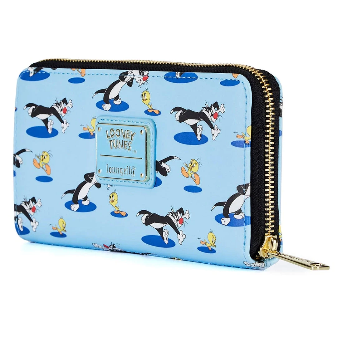Accessories Loungefly Looney Tunes Tweety & Sylvester AOP Ziparound Wallet 4 Accessories Loungefly Looney Tunes Tweety & Sylvester AOP Ziparound Wallet