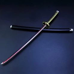 Mily Demon Slayer Yoriichi Tsugikuni Nichirin Sword Keychain