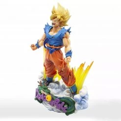 Entertainment Earth Dragon Ball Z Super Master Stars Diorama Super Saiyan Goku Figure (Brush Ver.)