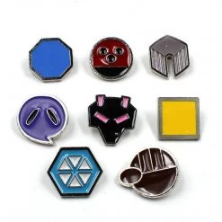 Mily Pokemon Badge Set-Johto League Accessories