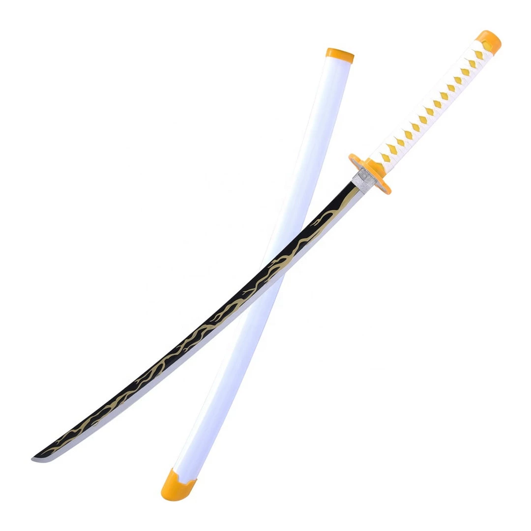 Mily Demon Slayer Zenitsu Nichirin Sword 40-in Weapon Prop Accessories 3 Mily Demon Slayer Zenitsu Nichirin Sword 40-in Weapon Prop Accessories