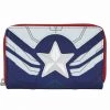 Loungefly Marvel Falcon Captain America Cosplay Ziparound Wallet