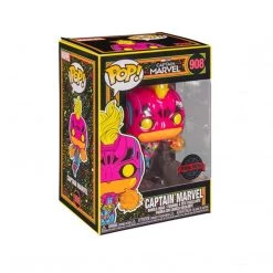 Figures Funko Pop! #908 Marvel Captain Marvel Black Light - Special Edition