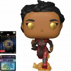 Entertainment Earth Funko Pop! #734 Eternals Makkari W/ Collectible Card - EE Exclusive Figures