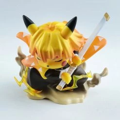 Mily Pokemon × Demon Slayer Thunder Breathing Pikachu 3rd Party Figure