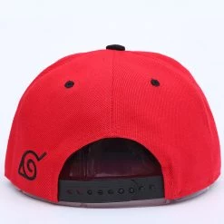 Mily Naruto Hidden Leaf Symbol Red Snapback