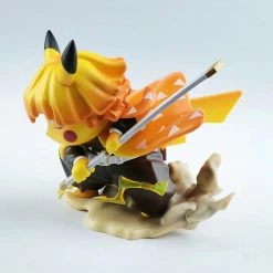 Mily Pokemon × Demon Slayer Thunder Breathing Pikachu 3rd Party Figure