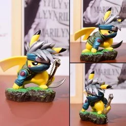 Mily Pokemon × Naruto Kakashi Pikachu 3rd Party Figure Figures