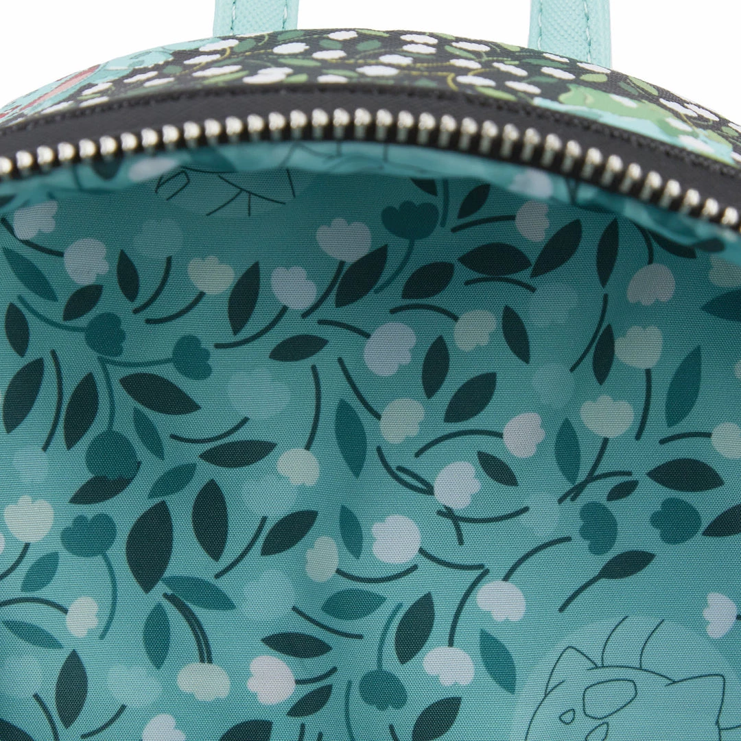 Pokemon Bulbasaur AOP Loungefly Mini Backpack 6 Pokemon Bulbasaur AOP Loungefly Mini Backpack