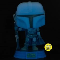 Entertainment Earth Funko Pop! #345 Star Wars: The Mandalorian Hologram Glow In The Dark - EE Exclusive Figures