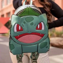 Accessories Pokemon Metallic Bulbasaur Loungefly Mini Backpack