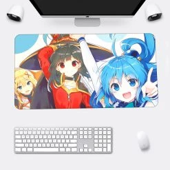 Mily TCG Supplies KonoSuba Darkness, Megumin, & Aqua Playmat