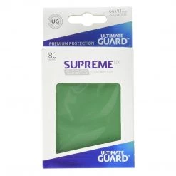 Southern Hobby TCG Supplies Ultimate Guard Supreme UX Green Standard Card Sleeves - 80ct