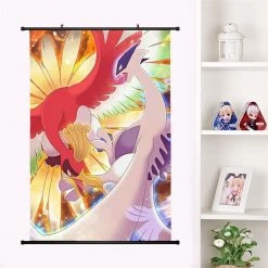 Mily Pokemon Ho-oh & Lugia 23 X 36 Inch Wall Scroll Poster