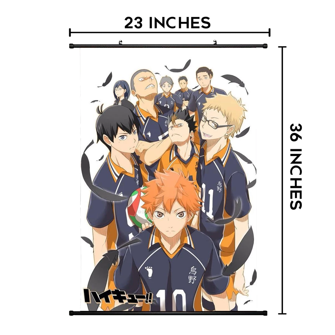 Mily Home Décor Haikyu!! Karasuno High Team 23 X 36 Inch Wall Scroll Poster 4 Mily Home Décor Haikyu!! Karasuno High Team 23 X 36 Inch Wall Scroll Poster