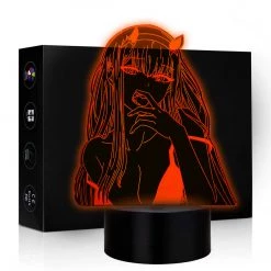 Mily Figures Darling In The FranXX Zero Two Tongue Out Acrylic LED Lamp