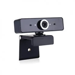 Cesar Electronics Webcam With Microphone 480P HD Black Clip Cam Camera
