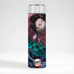 Mily Lifestyle Demon Slayer Tanjiro And Nezuko Artistic Temperature Display Thermal Bottle