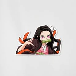 Mily Home Décor Demon Slayer Nezuko Fighting Pose Lenticular Sticker