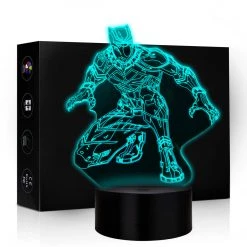 Mily Figures Marvel Black Panther Acrylic LED Lamp