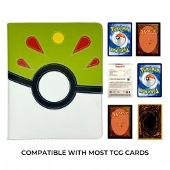 Mily Totem World Friend Ball Stitched Poke Ball Theme 9-Pocket Binder