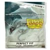 GTS TCG Supplies Dragon Shield Perfect Fit Clear Sideloader - 100ct