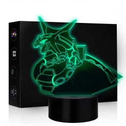 Mily Pokemon Rayquaza Acrylic LED Lamp Figures