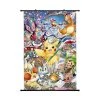 Mily Pokemon Paintbrush Collage 23 X 36 Inch Wall Scroll Poster