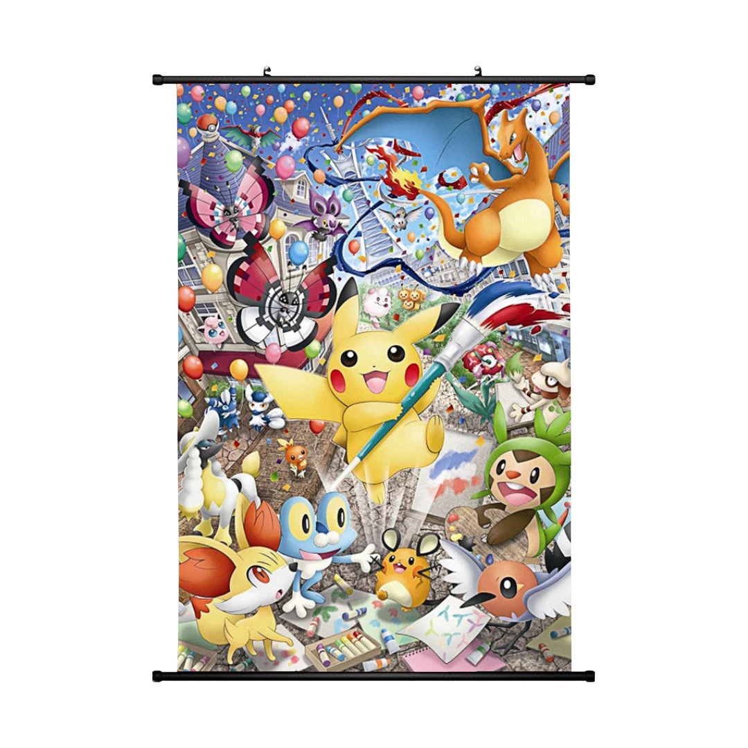 Mily Pokemon Paintbrush Collage 23 X 36 Inch Wall Scroll Poster 3 Mily Pokemon Paintbrush Collage 23 X 36 Inch Wall Scroll Poster
