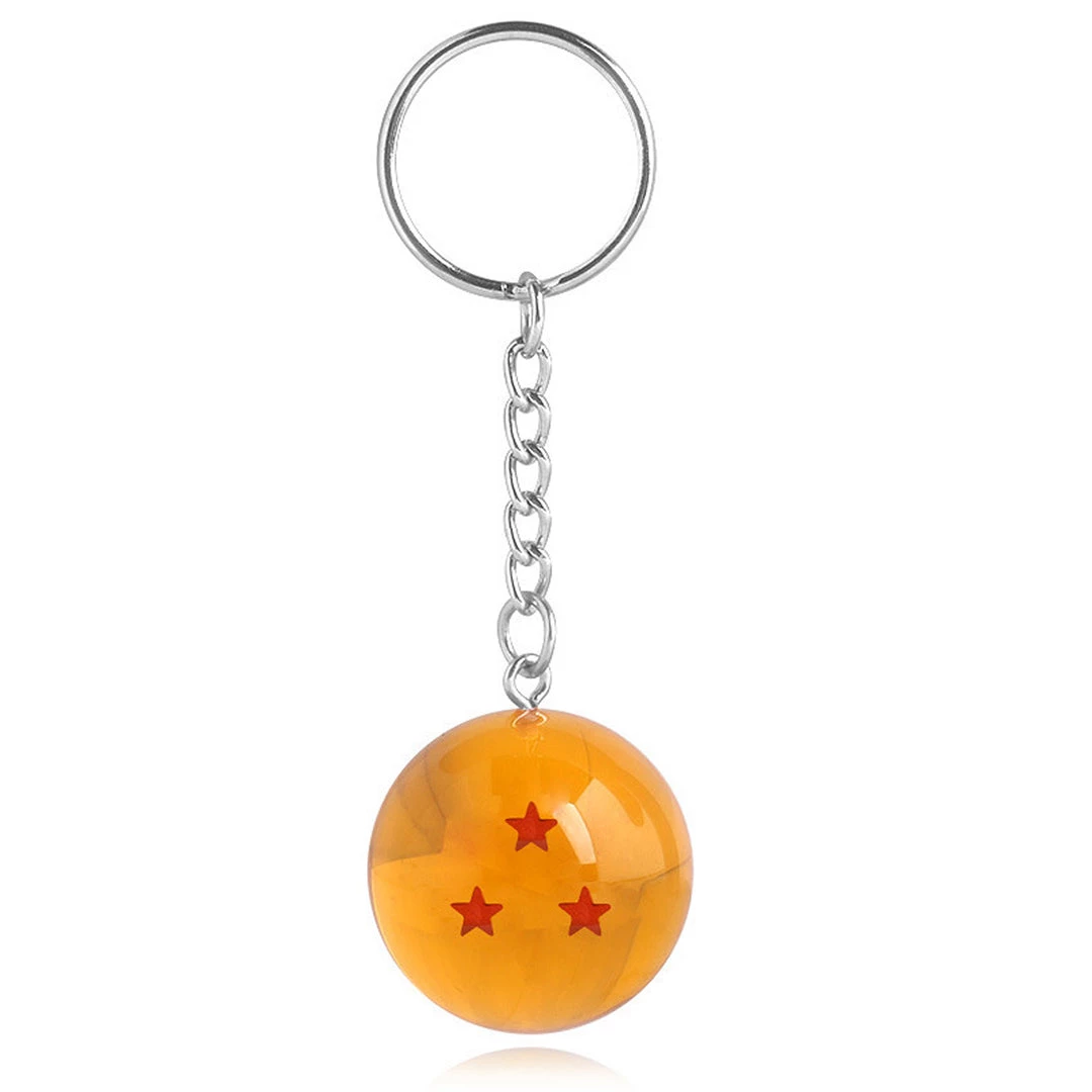 Mily Dragon Ball Keychain - 3 Star Accessories 3 Mily Dragon Ball Keychain - 3 Star Accessories
