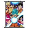 Mily Dragon Ball Gokus Kamehameha 23 X 36 Inch Wall Scroll Poster